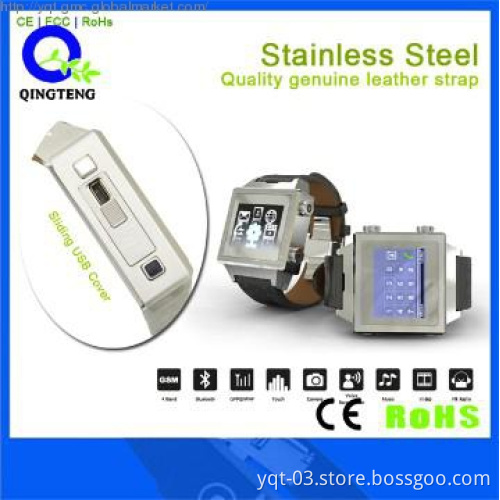 YQT fashionable bluetooth cell phone watch for sale